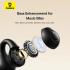 Baseus Bass 15 Clip OWS Wireless Headphones, Dual ENC microphones, Open-Ear Bluetooth 5.4 Earphones with ENC, 30h Battery & Fast Charging - Black